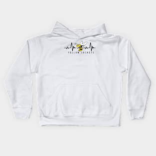 Yellow Jackets Heartline Kids Hoodie